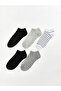 Rmz Gi̇yi̇m Farkiyla Embroidered Women's Booties Socks 5-Pack