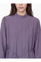 Two Mt Shop Quality Lcw Modest Lilac Plain Standard & Regular High Neck Long Dress - 3