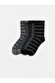 Esvab • Modern & Distinctive Striped Boys' 5-Piece Sock Set