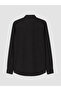 Lcw Vision Black Regular Fit Linen Look Men's Shirt - 2