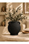 Elora Textured Decorative Vase with Handle - 2