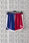 Volleyball Printed Jersey Sports Training Shorts with Piping Detail