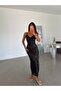 Strappy Sequin Dress - Black