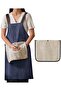 Waterproof Kitchen Apron for Men and Women, Cross Back Adjustable Chef Apron with Towel Loop, 2 Larg