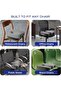 Seat Cushion & Adjustable Lumbar Support Pillow Set,Memory Foam Back & Tailbone Pain Relief Cushion, - 6
