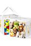 2 PCS 𝐓𝐨𝐲 Storage Bins with Clear Lids & Handles, 12 Inch Cube PVC Storage Organizer Boxes, Foldable