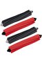 Roller brushes, compatible with Roborock S8 Pro Ultra / Q5 Pro / Q5 Pro+ / Q8 Max / Q8 Max+, dual roller brushes, rubber attachments, 2 sets of roller