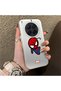 Tecno Camon 40 Premier 5g Compatible Silicone Edge Hard Back Case Couple Phone Case Spider Man Pattern - 3
