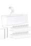 Wire Shelf Label Holders with Blank Cards,50 Pack,Reusable Plastic Clip-On Tags for Pantry and Retail Shelving,1-1/4 x 3 Inches