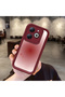 Infinix Smart 8/8 Pro Compatible Burgundy Blur Gradient Star Pattern Silicone Case - 2