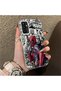 Samsung Galaxy M13 Compatible Spiderman Patterned Silicone Edge Hard Back Case Couple Phone Case - 3