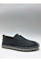 Genuine Leather Nubuck Laceless Gray Color Daily Comfortable Sandal Model Flexible Summer Men's Shoes - 2