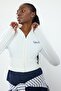 Slim Fit High Collar Printed Zippered Sports Cardigan H2047Ax26Au - 3