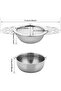 Tea Strainer For Loose Tea, 2 PCS Fine Mesh Stainless Steel Infusers with Drip Bowl, Double W - 3