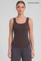 Egyptian Women's Camisole Backless Strappy Tshirt Brown