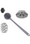 4 PCS Silicone Body Scrubber, Back Scrubber for Shower, Exfoliating Bath Brush Set, Scalp Ma