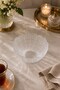 6-Piece Cut Glass Snack Bowl/Bowl Transparent