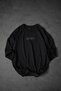 Erkek Siyah İnstinct Patch Nakışlı Oversize Tshirt - 5