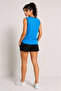 Contrast Piping Sleeveless Athlete's Crew Neck Summer Basic Athlete's Top - 3