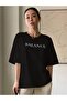 Letter Print Drop Shoulder Tee Summer Preppy Tops - 4