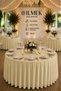 Stress-Free Round Tablecloth 280-300-320 cm Wide Seamless Wedding Event Organization Hotel Restaurant