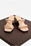 Women's Thin-Strap Striped Chunky Heel Slippers 5cm - 2