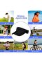 Women's sun hat black adjustable breathable unisex golf/tennis. - 4