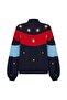 Apres Intarsia Knitted Cashmere Blend Oversize Turtleneck Sweater Multi - 6