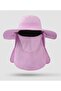 Sun hat dark green detachable neck protector UPF50+ foldable.