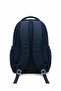 Navy Blue Basic Daily Use Backpack – Double Compartment, Large Volume School and Daily Backpack - 4