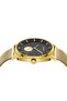 Men's Gold Stainless Steel Watch, Black Dial | Trn-Ss45g - 3