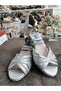 "Sand Clock" 7-Strap Handmade Latin, Tango, Dance, and Ballroom Shoes 5.5 cm 7 Pont Goblet Heel Model - 6