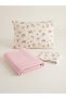 Baby Pique Set Pillow Sheet Pique Set 100% Cotton - 3