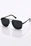 Dc3053Gun Gun Metal Modern Square Polarized Glass Men's Sunglasses