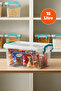 15 Liter Food Storage Container with Lid, Legume Storage Container - 3