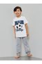 Boys Pack of 3 - Graphic Print Cotton T-Shirt, Shorts and Pyjama Set - 3
