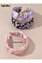 Pack of 3 - Girls Floral Print Headbands - 4