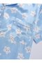 Multi-Color Star Print Shirt and Shorts Pajama Set - 3