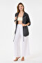 Women's Anthracite Italian 100% Linen Mesh Hooded Zippered Linen Jacket Size 38 - 44 - 6