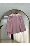 Ferhan Striped Asymmetrical Blouse-Ss13202 Pink - 6