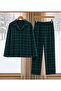 Boy's Cotton Buttoned Long Sleeve Pajama Set