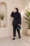 Button Detailed Belted Oversized Short Bondite Trench Coat