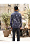 Long Sleeve Lettered Cotton Tencel Fabric Full Lycra Shirt - 3