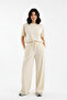 Women's Basic Short Sleeve Relaxed Fit Summer Set