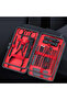 18 Piece Manicure Pedicure Set Box Steel Care Set with Leather Case Bx40 - 3