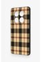 Redmi Note 14 Pro 5g Compatible Cream Plaid Pattern Silicone Case - 4