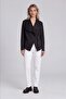 Suede Jacket with Side Accessory Detail - 2