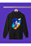 Sonic the Hedgehog Printed 3-Yarn Quality Soft Texture Hooded Children's Sweatshirt