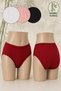 Women's Bamboo Ribbed Bato Panties 6 Pieces High Waist Soft Flexible Comfortable Daily Underwear - 4