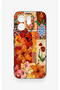 Vivo V70 5g Compatible Orange Lily Pattern Silicone Case - 2